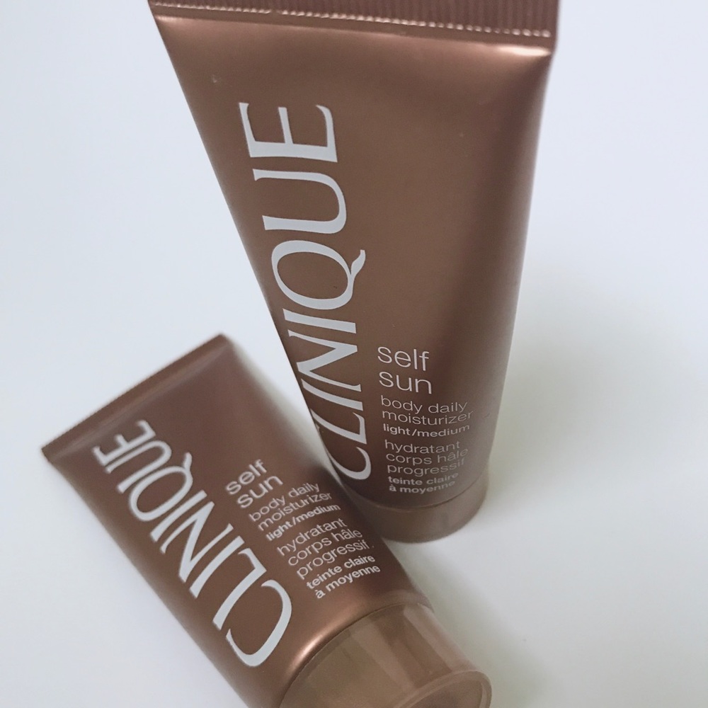 2 Clinique Self Sun 1.4 oz Lt/Med FREE item w/pu
